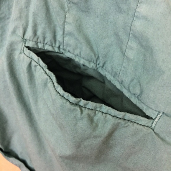 SALE
 J Crew Sz 10 Dk Seafoam Green Cotton ShortsF6 - Picture 6 of 6